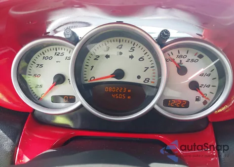 2001 Porsche Boxster z USA, uszkodzony, nr VIN WP0CA29891U627563